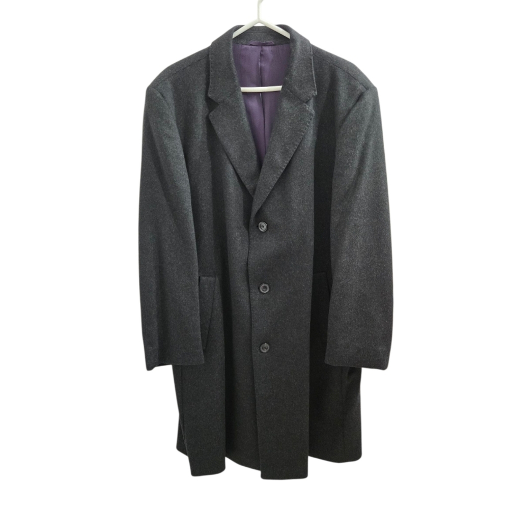 Harry Rosen 100% Cashmere Men's Overcoat Size 56 - XL